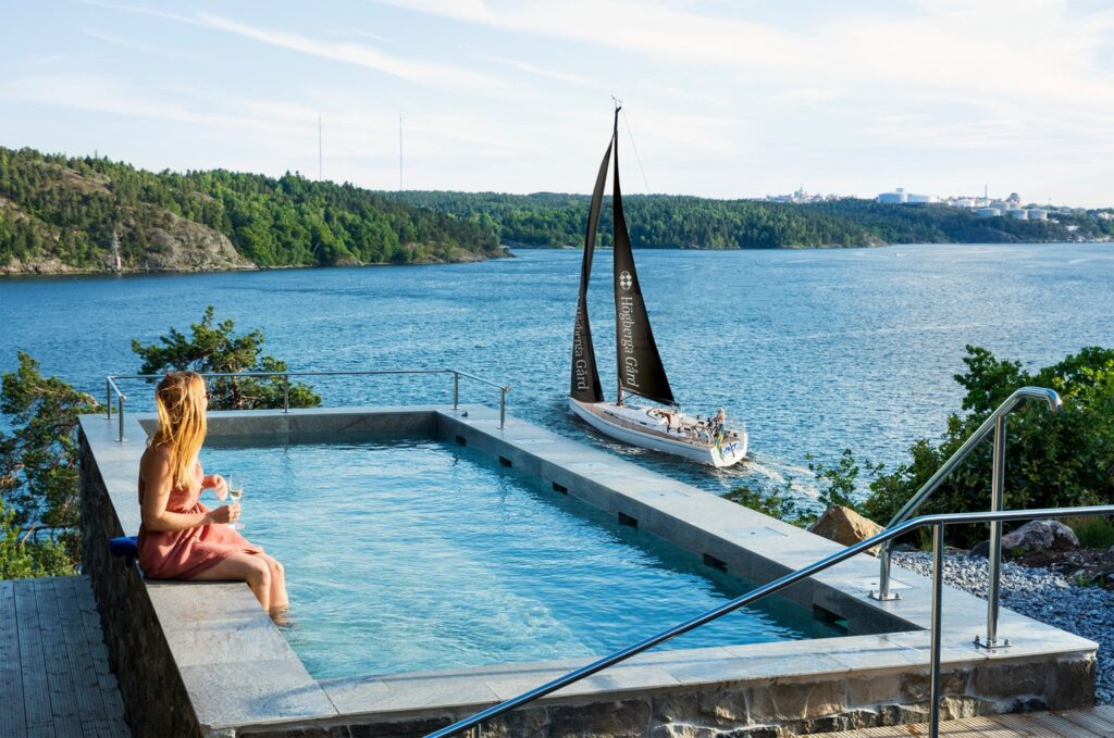 Företagsaktivitet vid konferens. Högberga Havs-SPA.