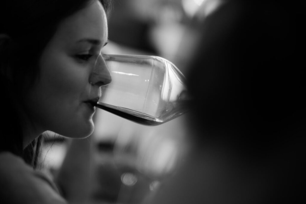 Vinprovning i vinfabriken