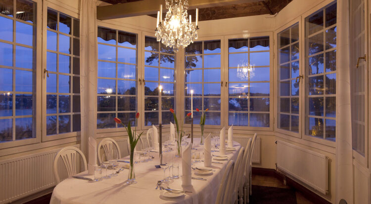 Matsal i restaurangen