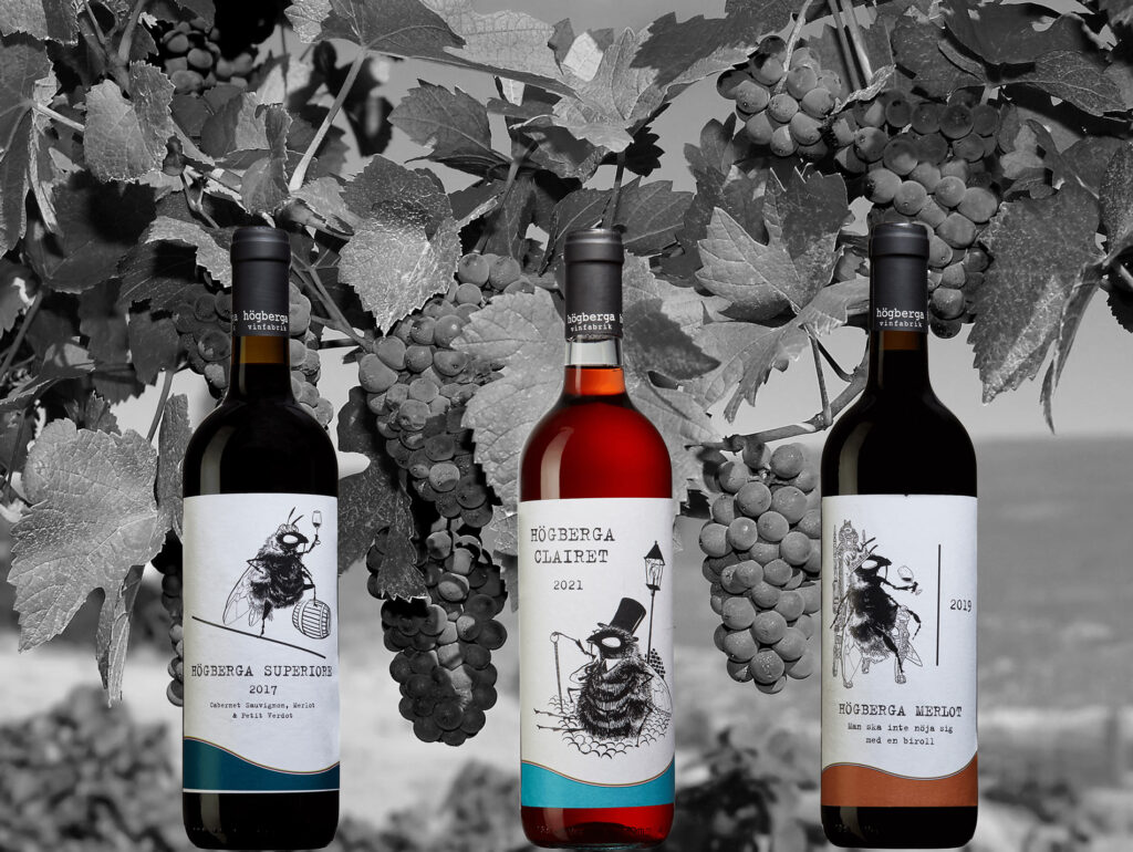 Vin från Högberga Vinfabrik