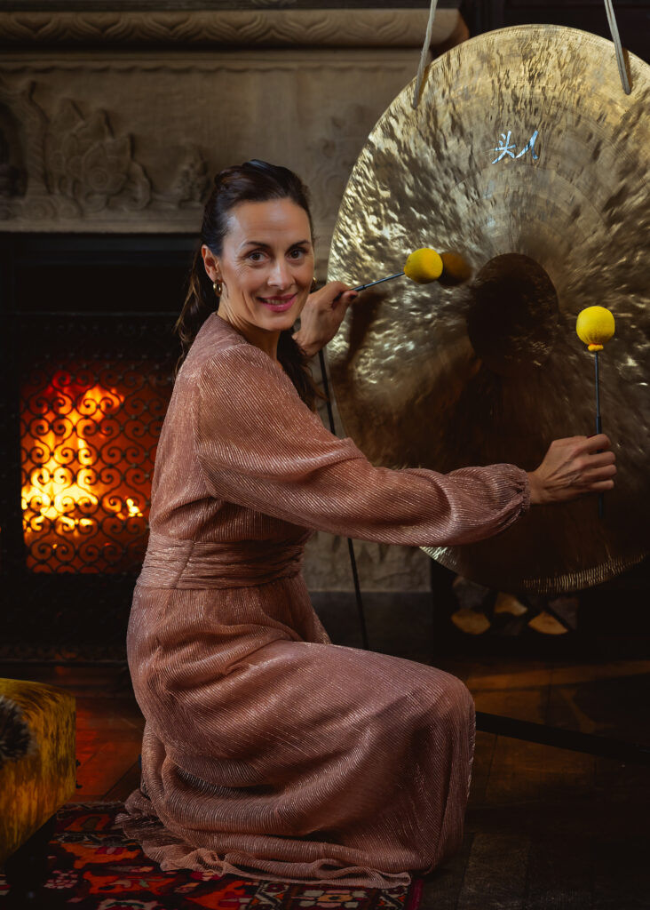 Gongbad med Sara Emilione - ett unikt pauskoncept för lugna och fokuserade medarbetare.